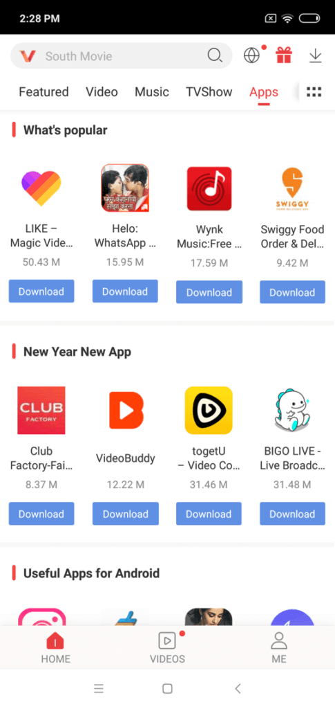 vidmate download 2018 app install